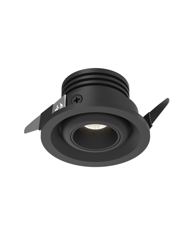 NEPTUNO * MINI EMPOTRABLE BASC. 3W 2700K NEGRO